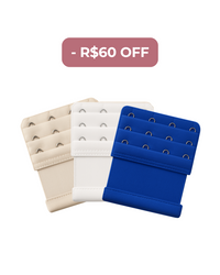 Bege / Branco / Azul Royal