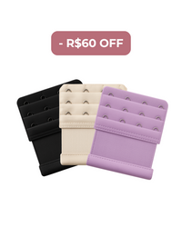 Preto / Bege / Lilas