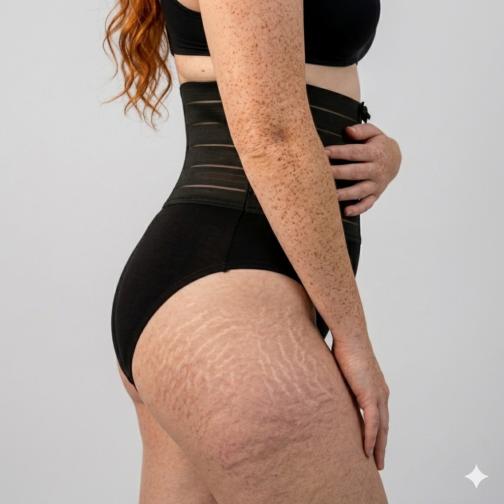Calcinha Modeladora com Faixas de Compressão Gradual
