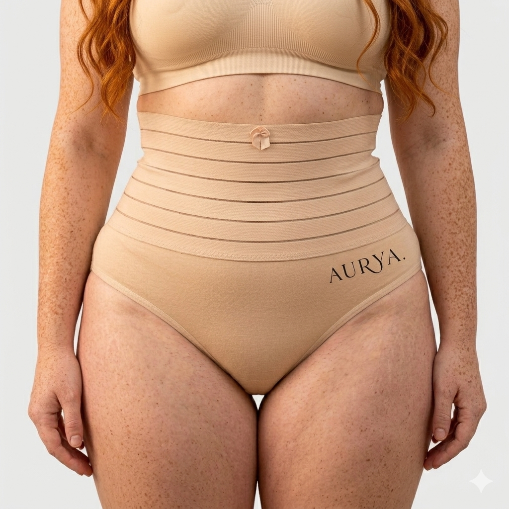 Calcinha Modeladora com Faixas de Compressão Gradual