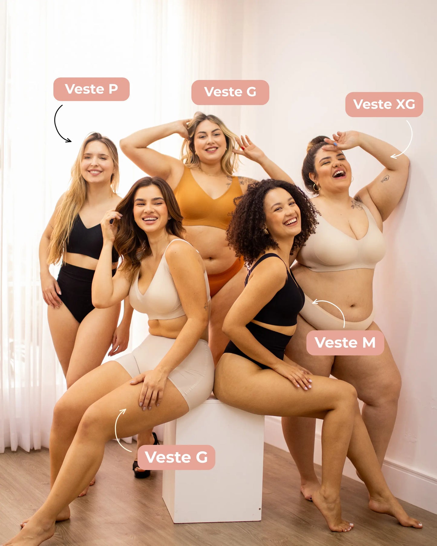 Kit Sutiã Curves Plus Size
