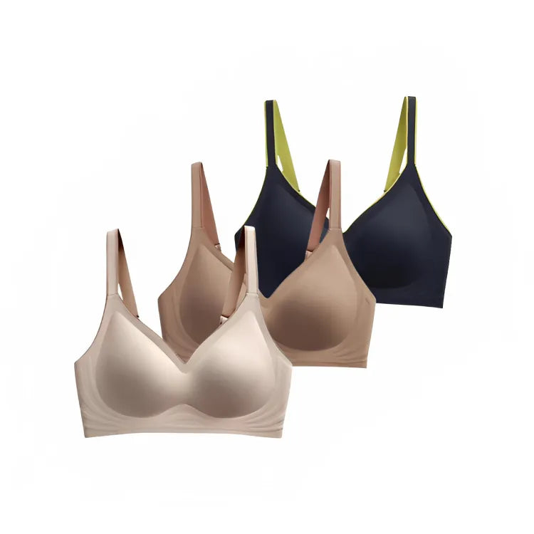 Desenvolvido com um tecido incrivelmente macio e delicado que não deixa marcas indesejadas nas roupas, o Sutiã Slim Comfort é um verdadeiro aliado do bem-estar. A presença de silicone interno molda os seios. Suas alças, além de extremamente macias, são ajustáveis, garantindo sustentação sem sacrificar o conforto dos ombros. O bojo removível e o fecho regulável oferecem um ajuste personalizado, enquanto as abas laterais largas suavizam a silhueta e escondem as gordurinhas do flanco.
