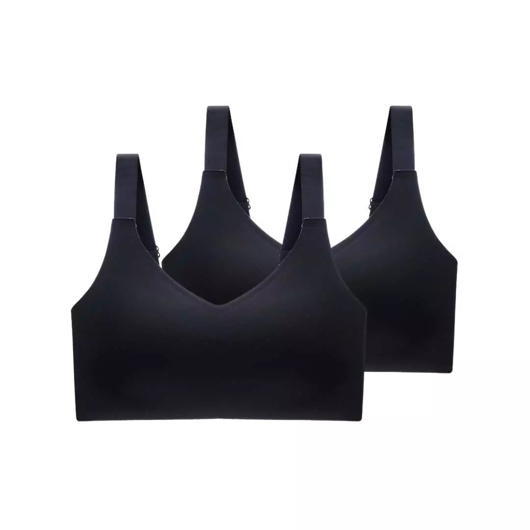 Imagem frontal de dois Sutiã Premium Reforçado Preto