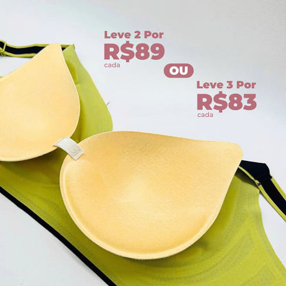 Sutiã Comfort Slim - sem Aros e com Bojo Removível