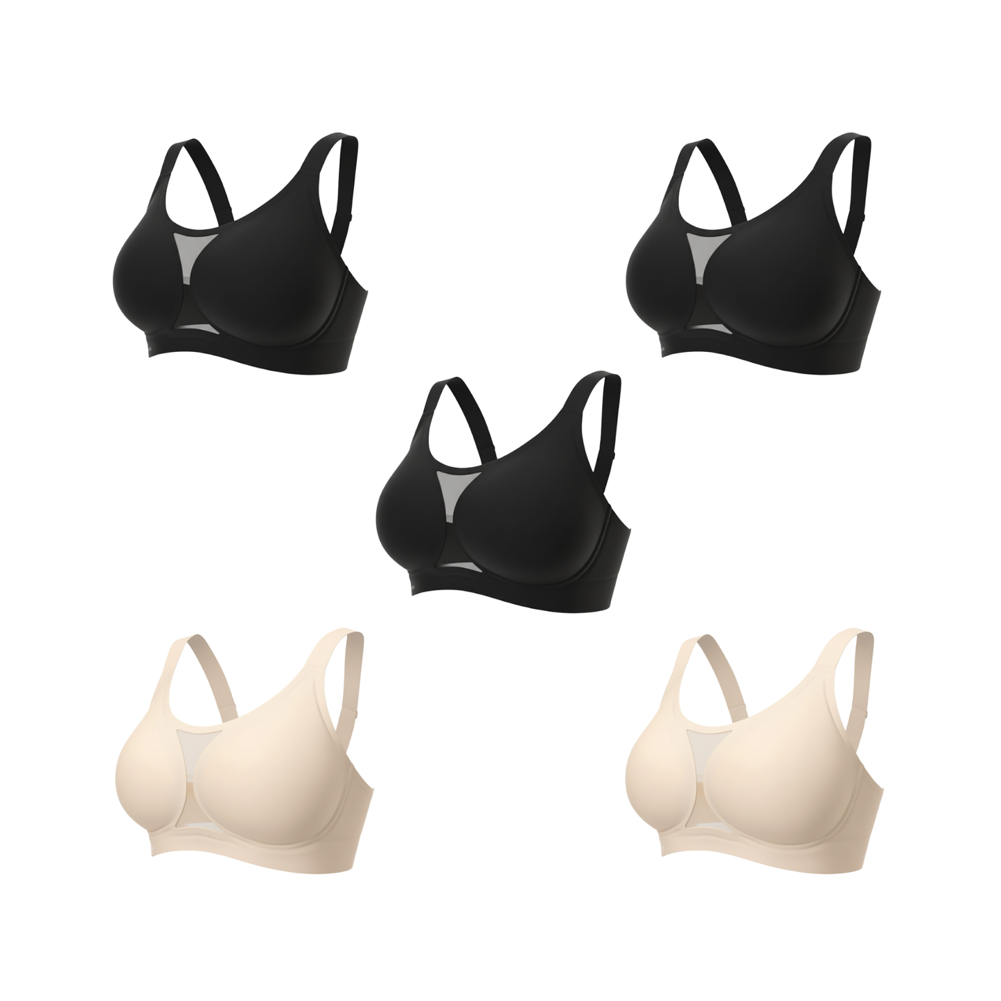 Kit Sutiã Charmy Plus Size