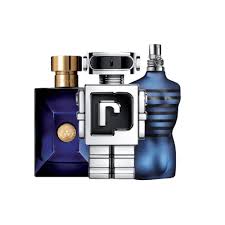 Combo de 3 Parfums Versace DYLAN BLUE, Paco Rabanne PHANTOM et Jean Paul Gaultier ULTRA MALE 100ml