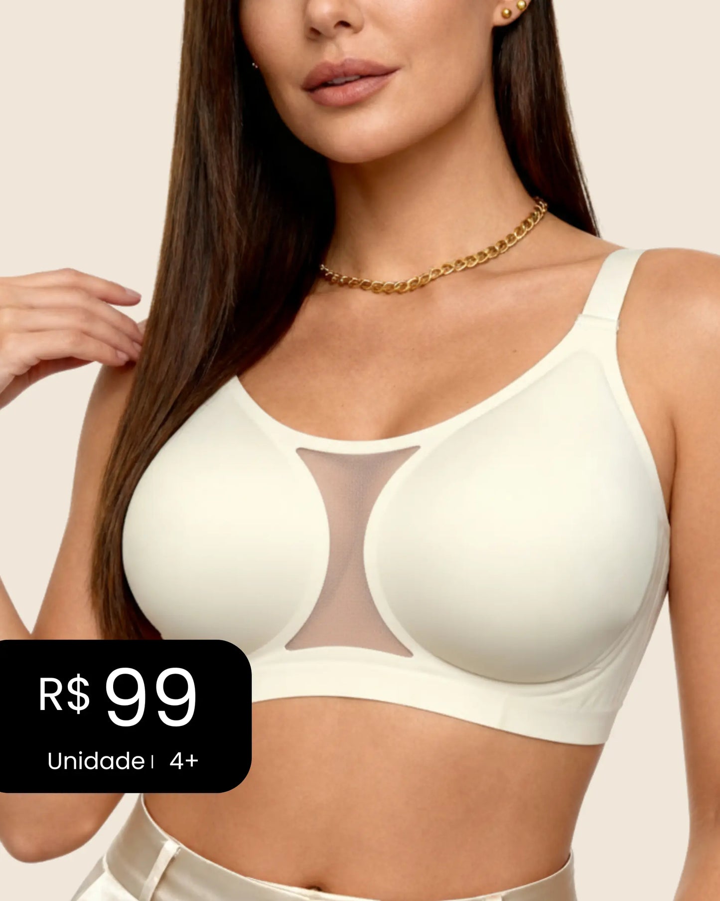 Kit Sutiã Charmy Plus Size