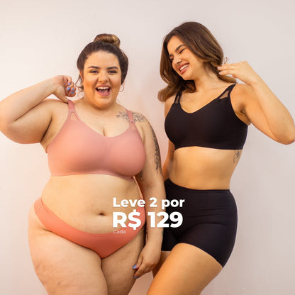 Sutiã Top Academy - Sem Aros e Sem Fechos