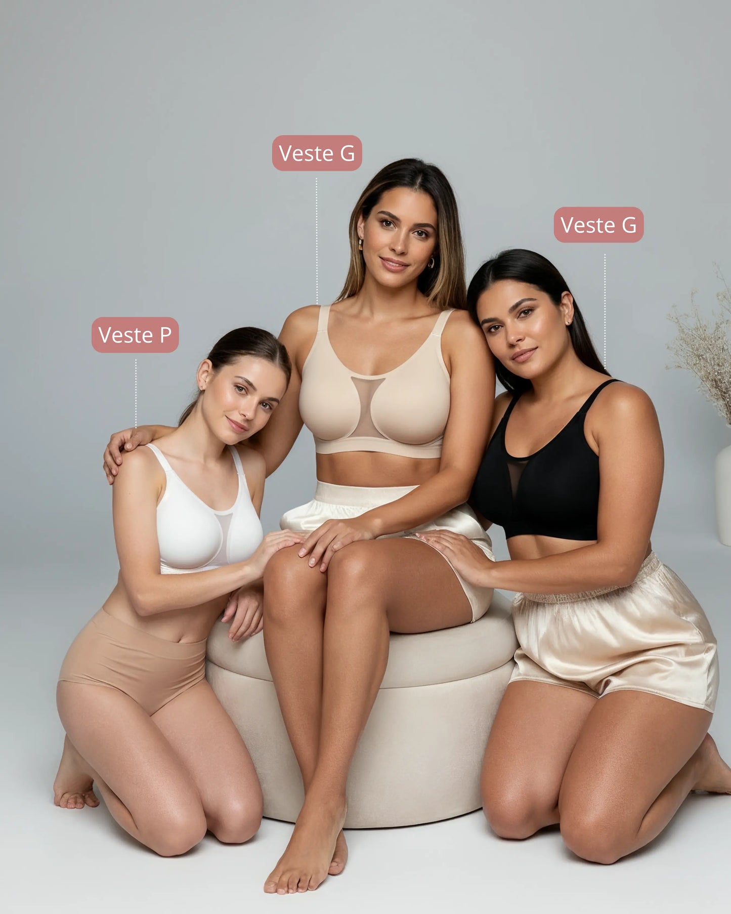 Kit Sutiã Charmy Plus Size